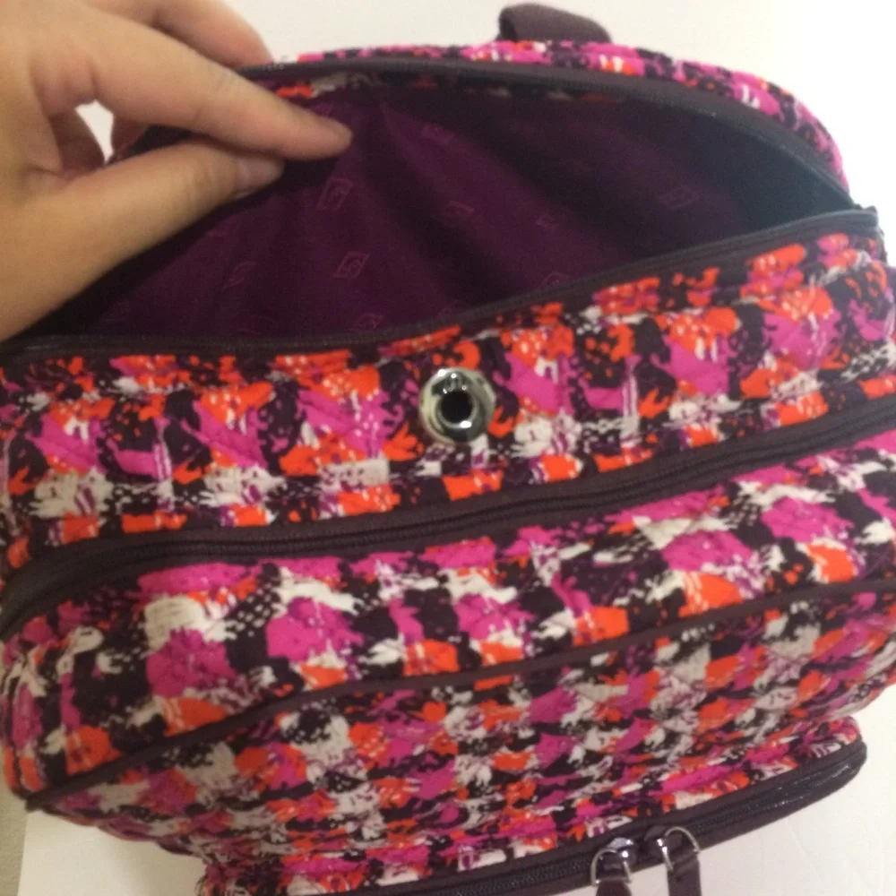Vera Bradley Campus Tech Backpack Houndstooth NWT